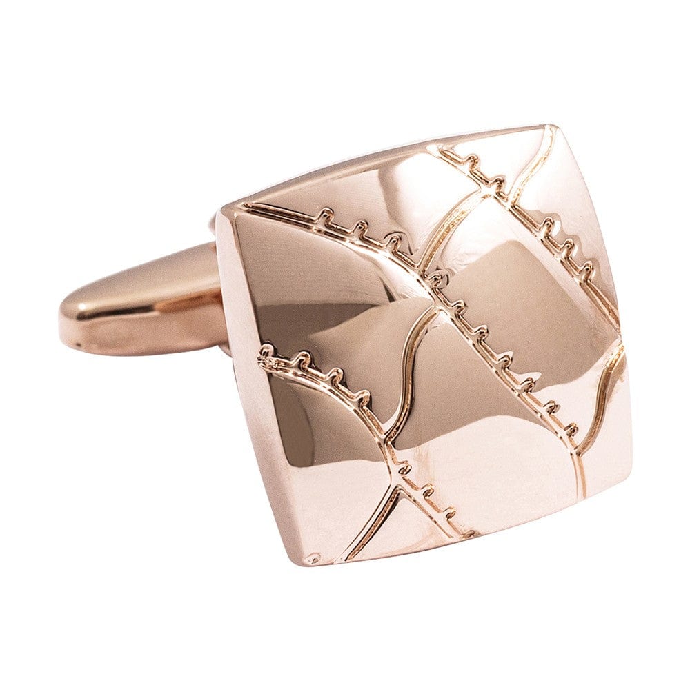 Jos Von Arx Cufflinks Rose Gold Cushion Cufflinks