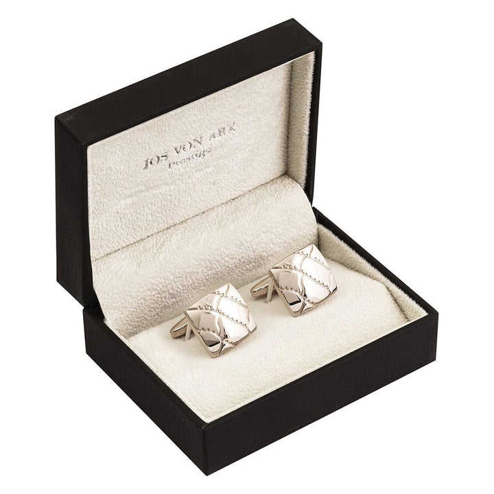 Jos Von Arx Cufflinks Rose Gold Cushion Cufflinks