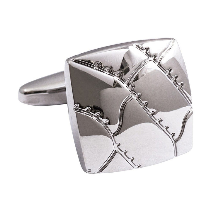 Jos Von Arx Cufflinks Silver Modern Cushion Cufflinks