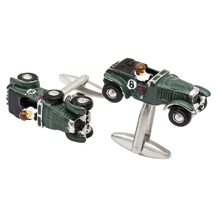 Mag Mouch & Sophos Cufflinks 1930 Blower Bentley Car Cufflinks