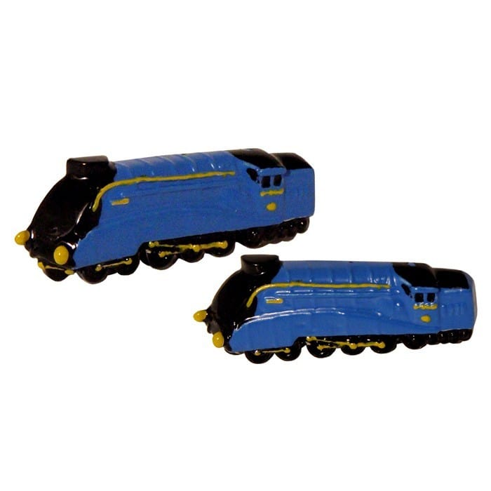 Mag Mouch & Sophos Cufflinks 1938 Mallard Steam Train Cufflinks