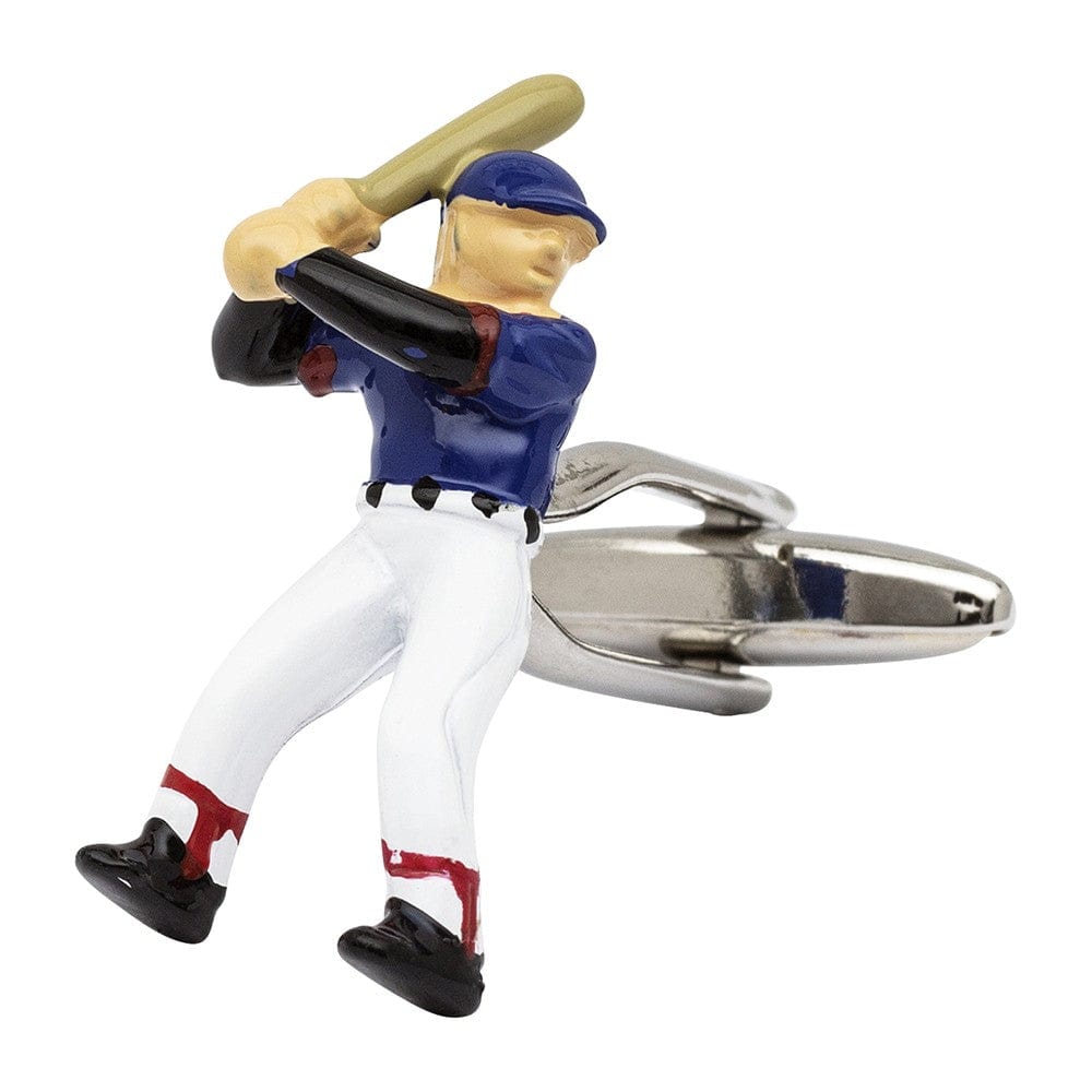 Mag Mouch & Sophos Cufflinks Baseball Player Cufflinks - Pitcher and Batter Baseball Cufflinks