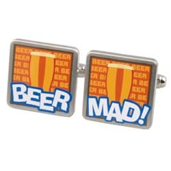 Mag Mouch & Sophos Cufflinks Beer Mad Cufflinks