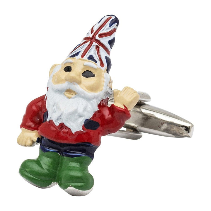 Mag Mouch & Sophos Cufflinks British Garden Gnome Cufflinks