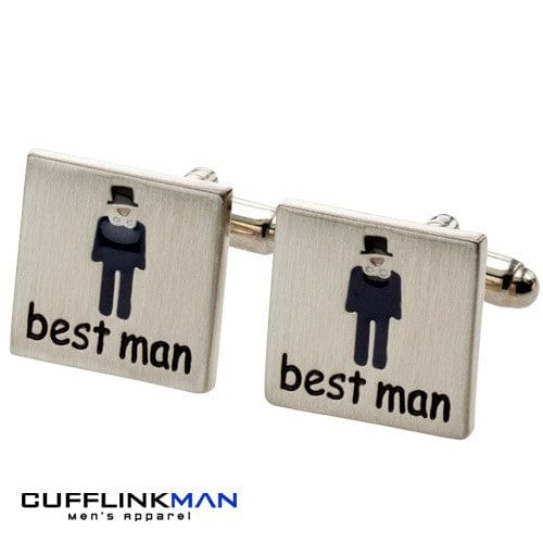 Mag Mouch & Sophos Cufflinks Cartoon Best Man Cufflinks