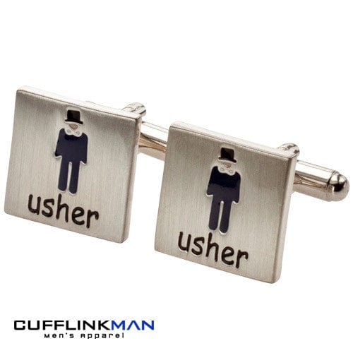 Mag Mouch & Sophos Cufflinks Cartoon Usher Cufflinks