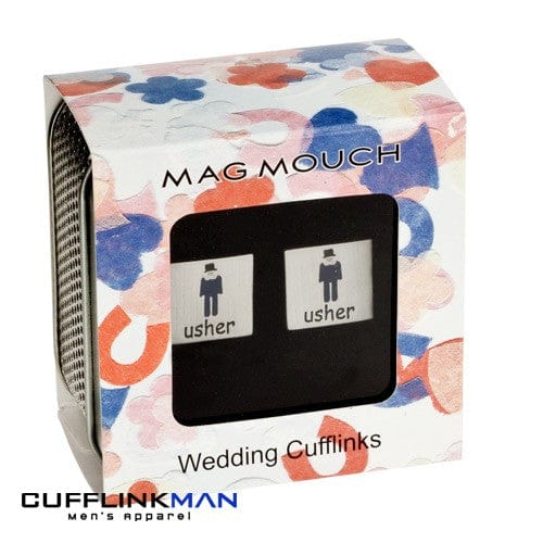 Mag Mouch & Sophos Cufflinks Cartoon Usher Cufflinks