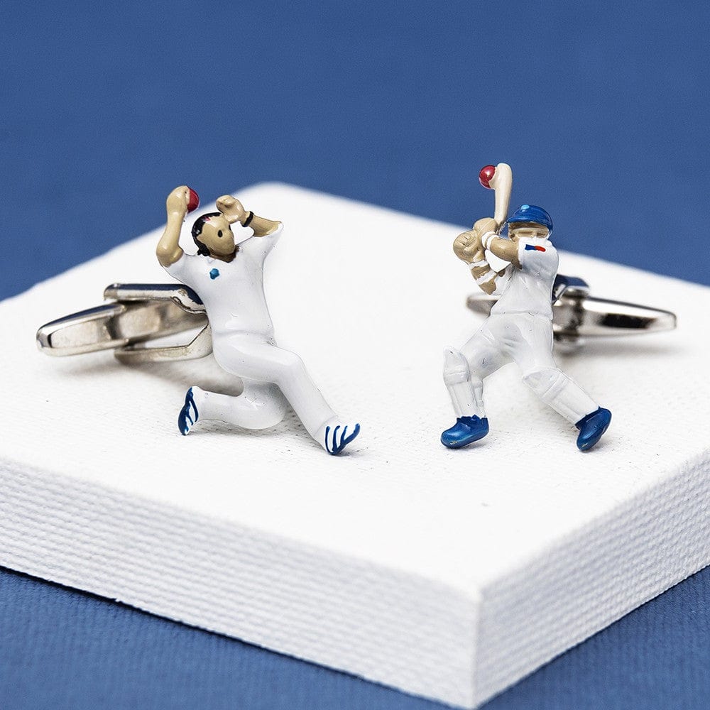 Mag Mouch & Sophos Cufflinks Cricketer Cufflinks