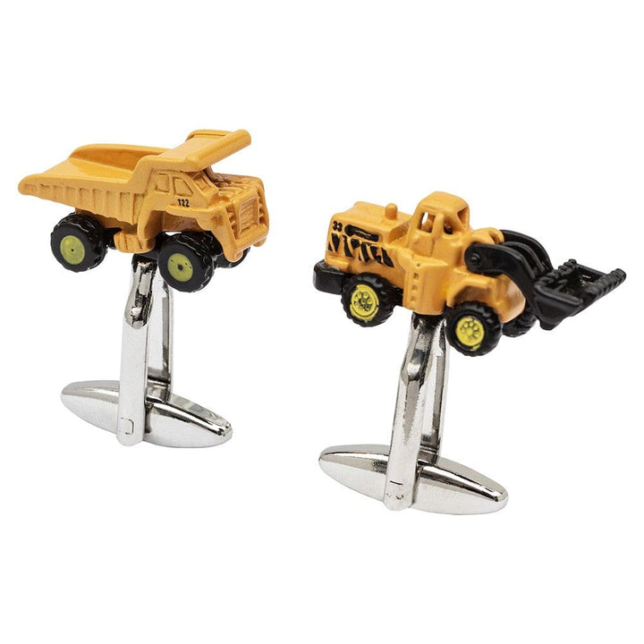 Mag Mouch & Sophos Cufflinks Dumper Truck and Digger Cufflinks