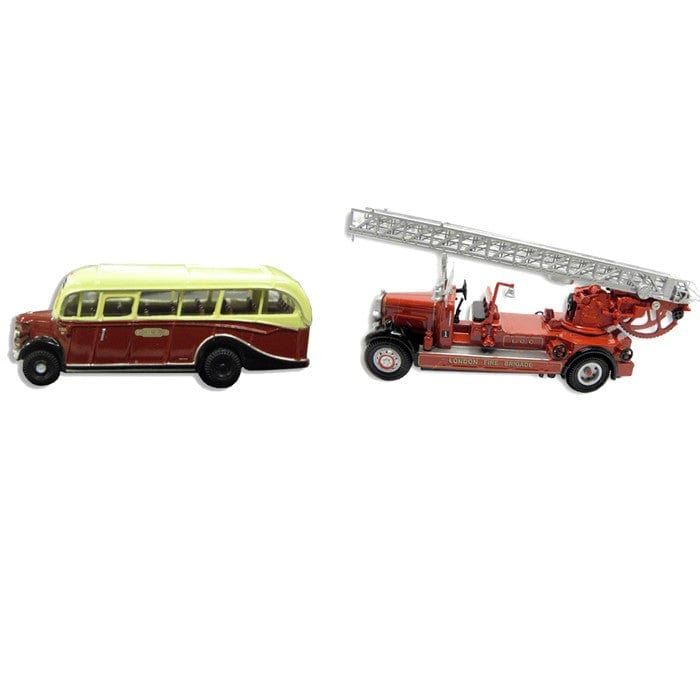 Mag Mouch & Sophos Cufflinks Fire Engine and British Rail Coach Cufflinks