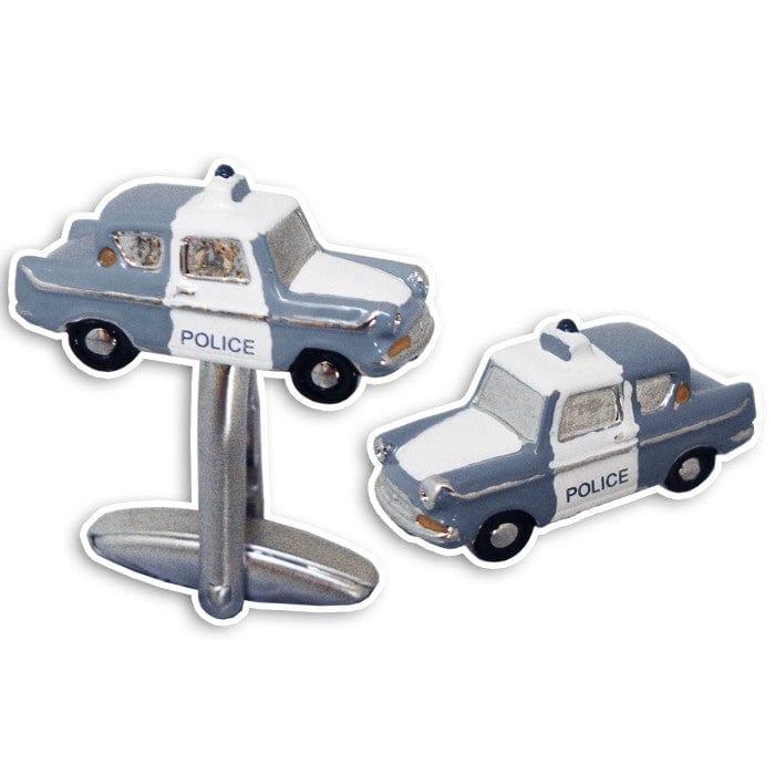 Mag Mouch & Sophos Cufflinks Ford Anglia Police Car Cufflinks - Vintage Police Car Cufflinks