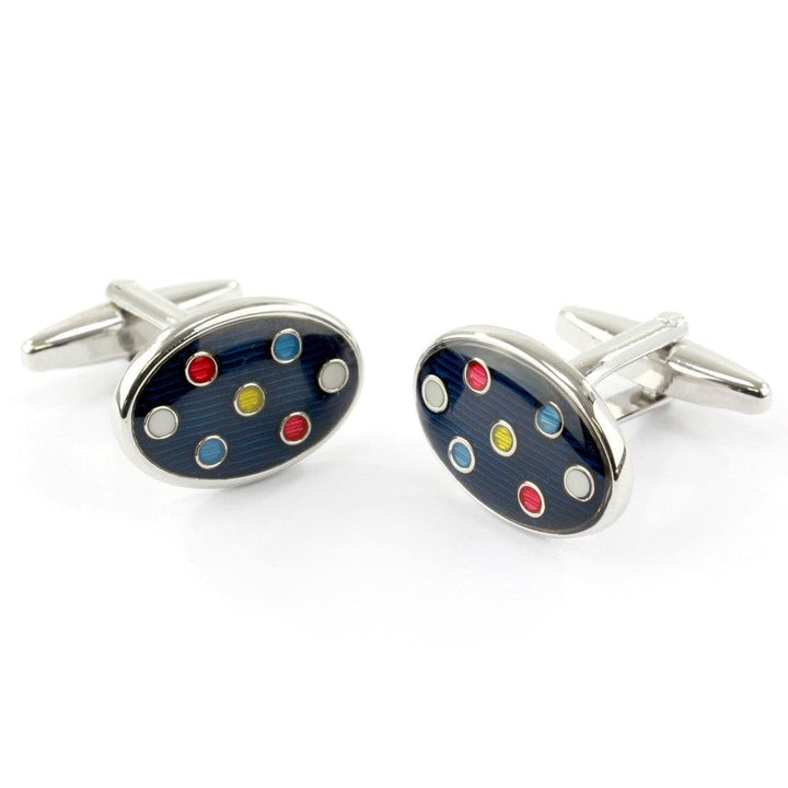 Mag Mouch & Sophos Cufflinks Multi Colour Spot Cufflinks