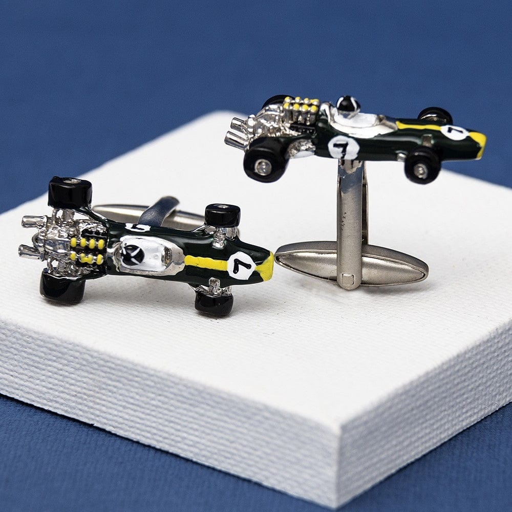 Mag Mouch & Sophos Cufflinks Racing Car Cufflinks 1967 Lotus Type 49