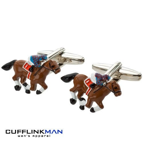 Mag Mouch & Sophos Cufflinks Racing Horse Cufflinks