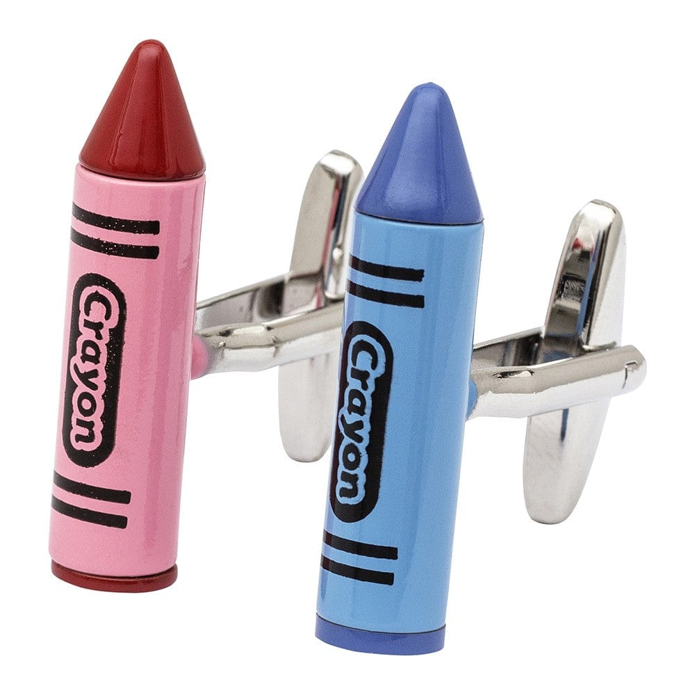 Mag Mouch & Sophos Cufflinks Red And Blue Crayon Cufflinks