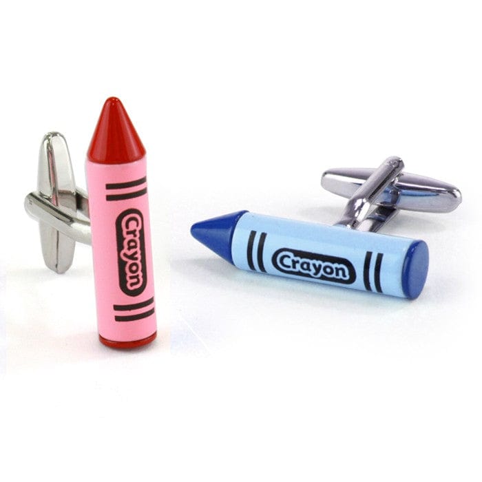 Mag Mouch & Sophos Cufflinks Red And Blue Crayon Cufflinks