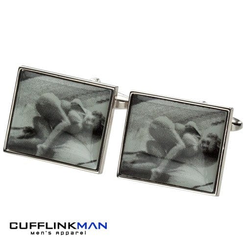 Mag Mouch & Sophos Cufflinks Retro Art Photograph Cufflinks