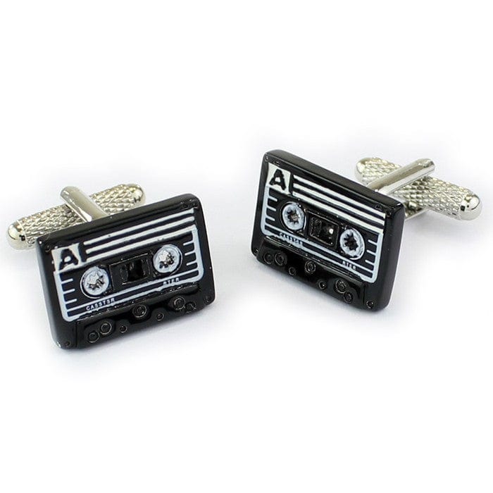 Mag Mouch & Sophos Cufflinks Retro Tape Cassette Cufflinks