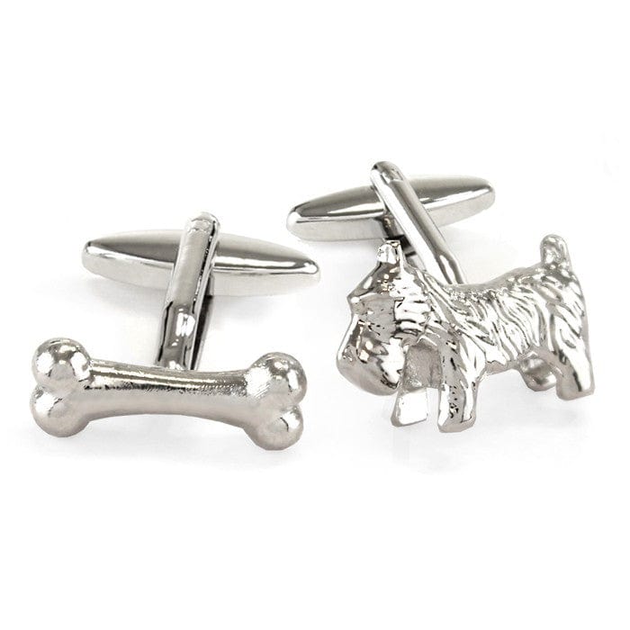 Mag Mouch & Sophos Cufflinks Westie Cufflinks West Highland White Terrier Cufflinks