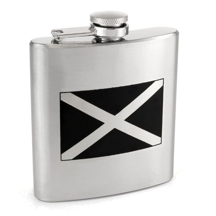 Mag Mouch & Sophos Hip Flasks St Andrews Cross Hip Flask - Scottish Flag Hip Flask