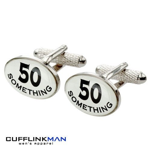 Onyx-Art London Cufflinks 50 Something 50th Birthday Cufflinks