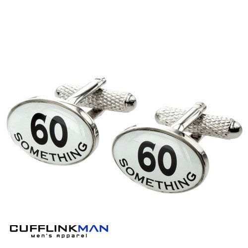 Onyx-Art London Cufflinks 60 Something Birthday Cufflinks