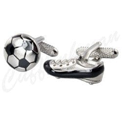 Onyx-Art London Cufflinks Sets Football Cufflinks 3 Pairs Gift Set