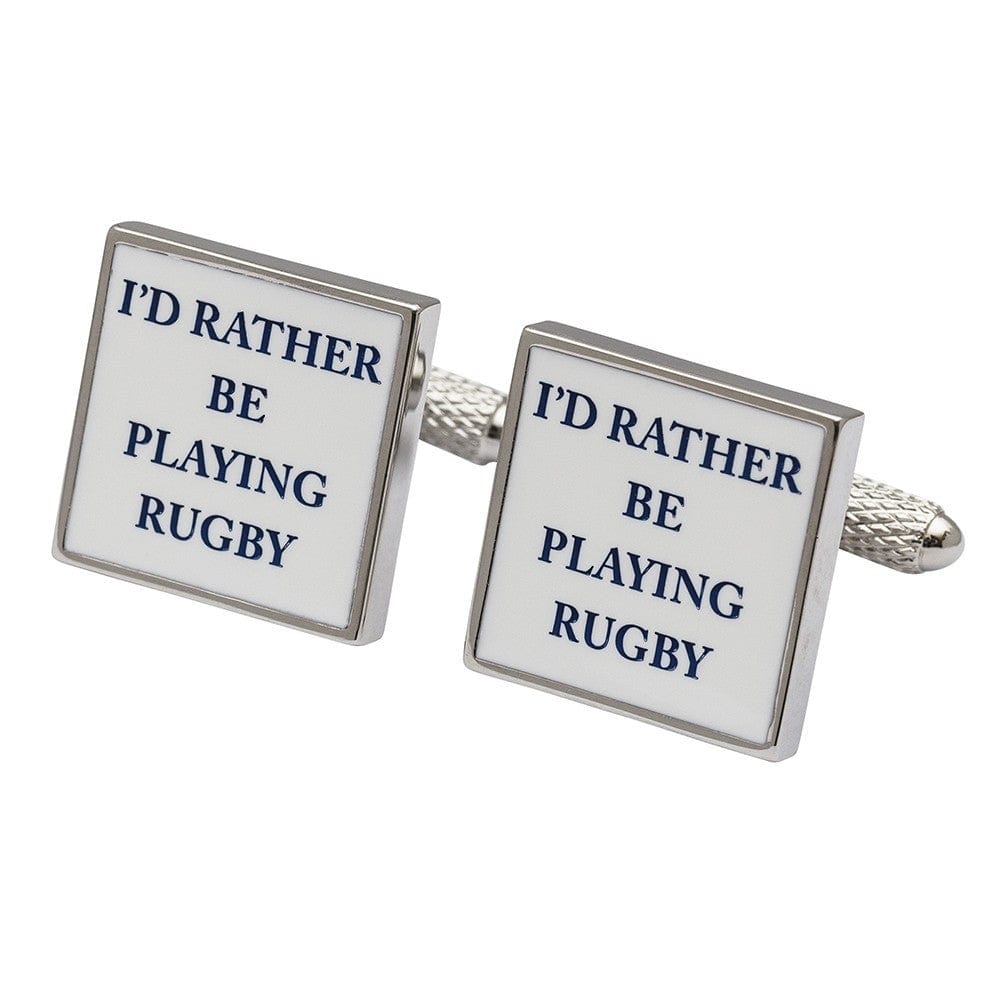 Onyx-Art London Cufflinks Sets Rugby Cufflinks 3 Pairs Gift Set