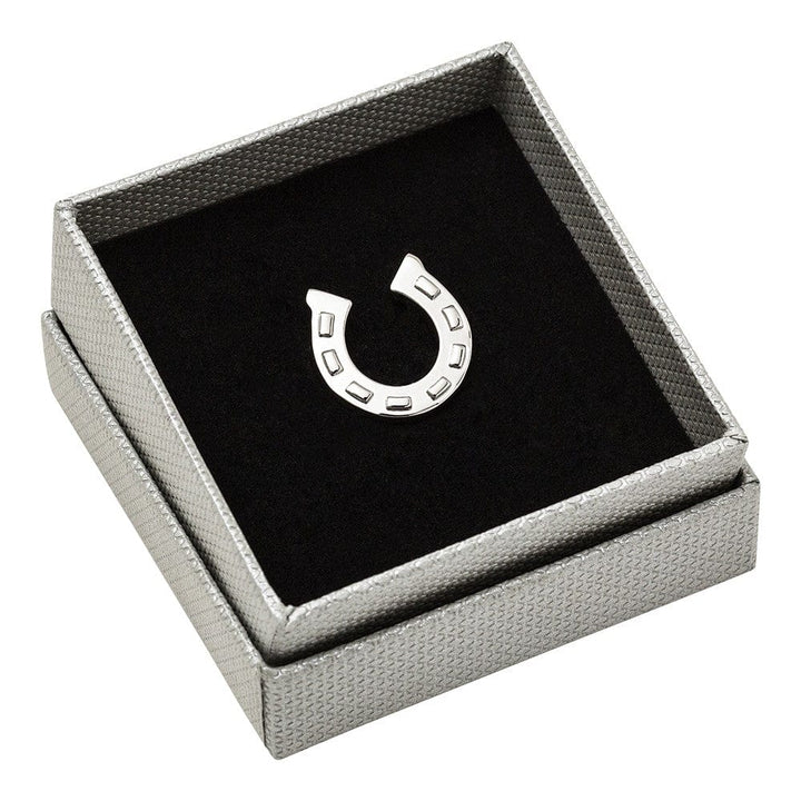 Onyx-Art London Lapel Pins Lucky Horse Shoe Lapel Pin Badge