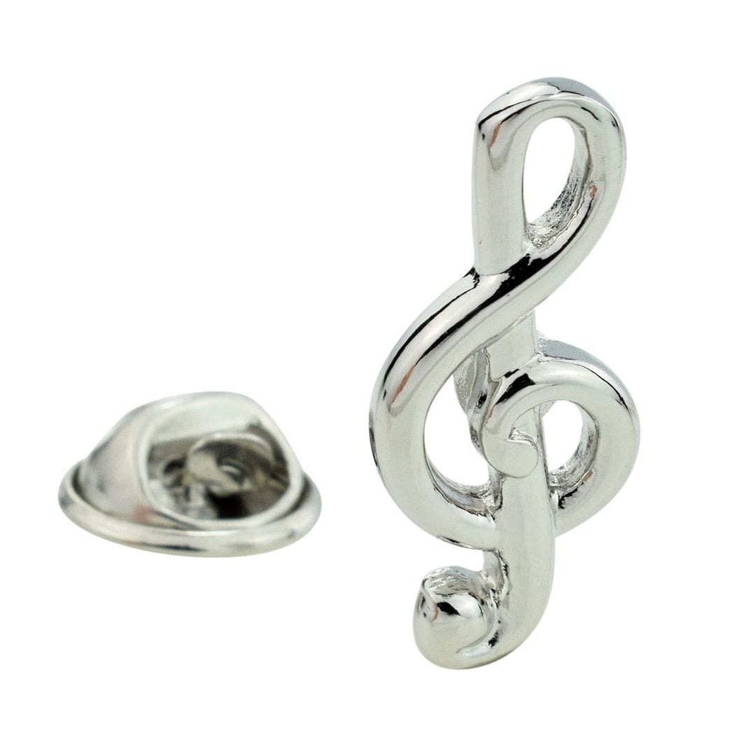 Onyx-Art London Lapel Pins Treble Clef Lapel Pin - Musical Note Lapel Badge