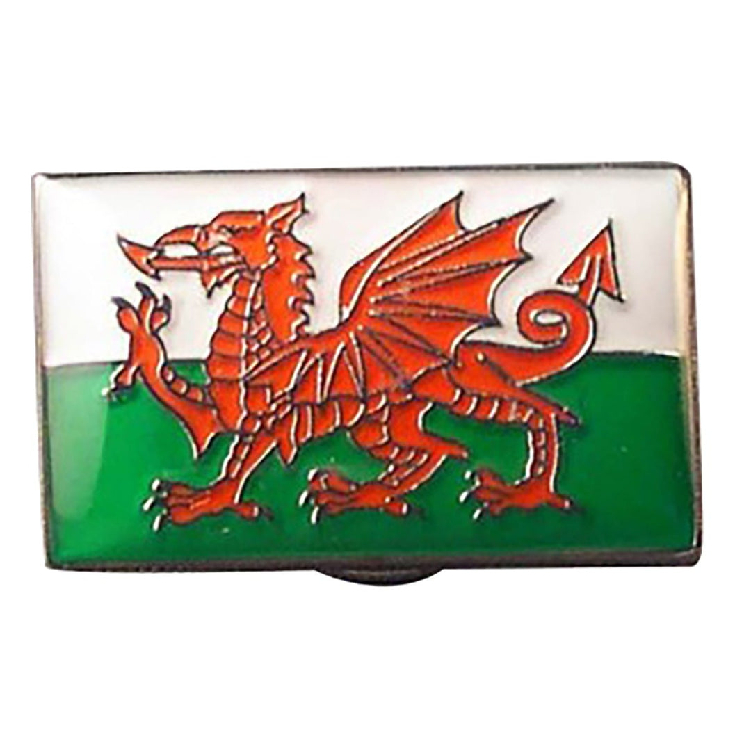 Onyx-Art London Lapel Pins Welsh Flag Lapel Pin - Flag of Wales Lapel Badge