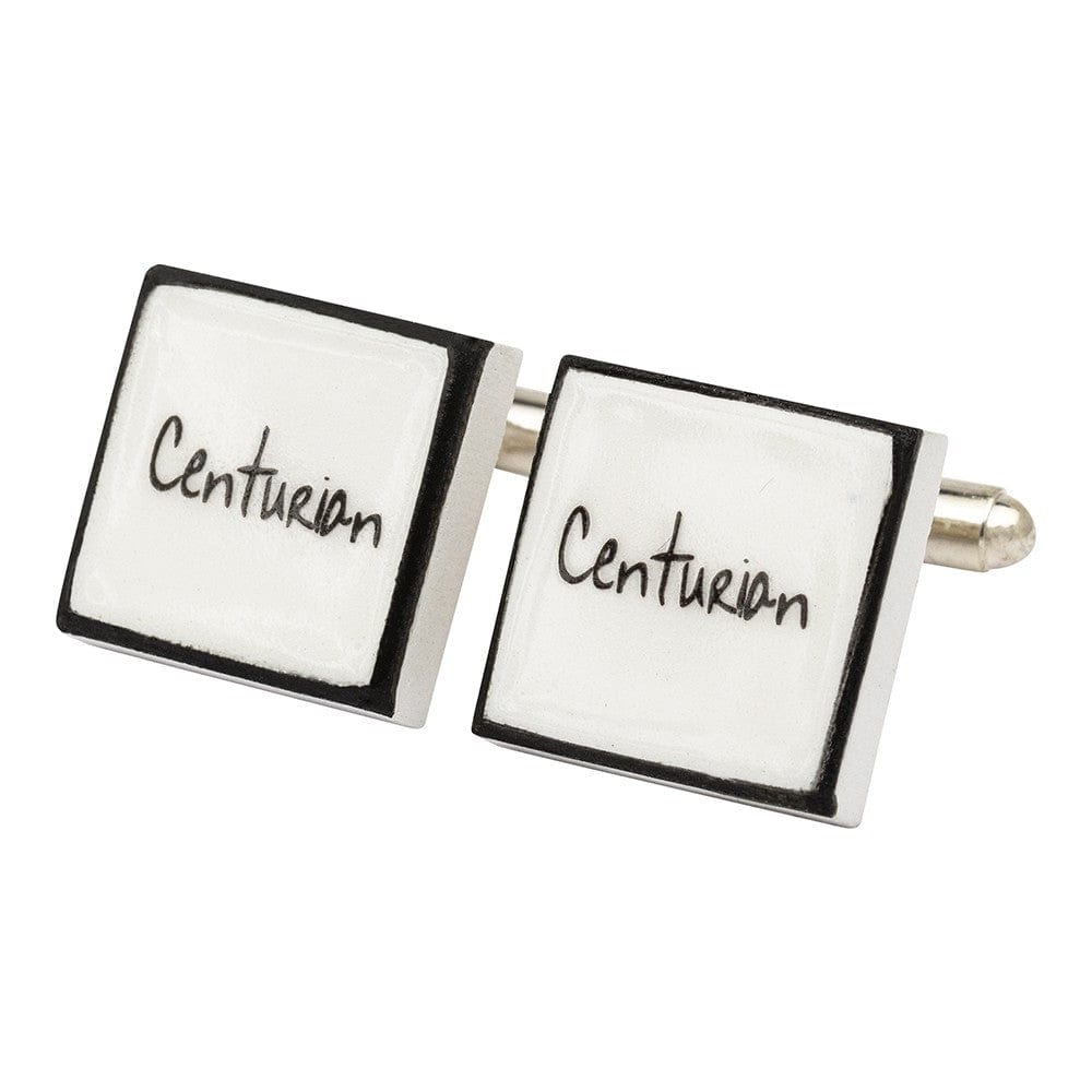 Sonia Spencer England Cufflinks "Centurian" Bone China Cufflinks