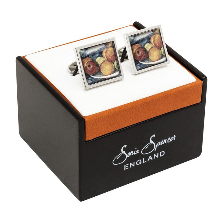 Sonia Spencer England Cufflinks Cezanne Fruit Bowl Fine Art Cufflinks