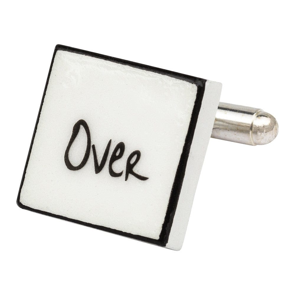 Sonia Spencer England Cufflinks "Game Over" Bone China Cufflinks