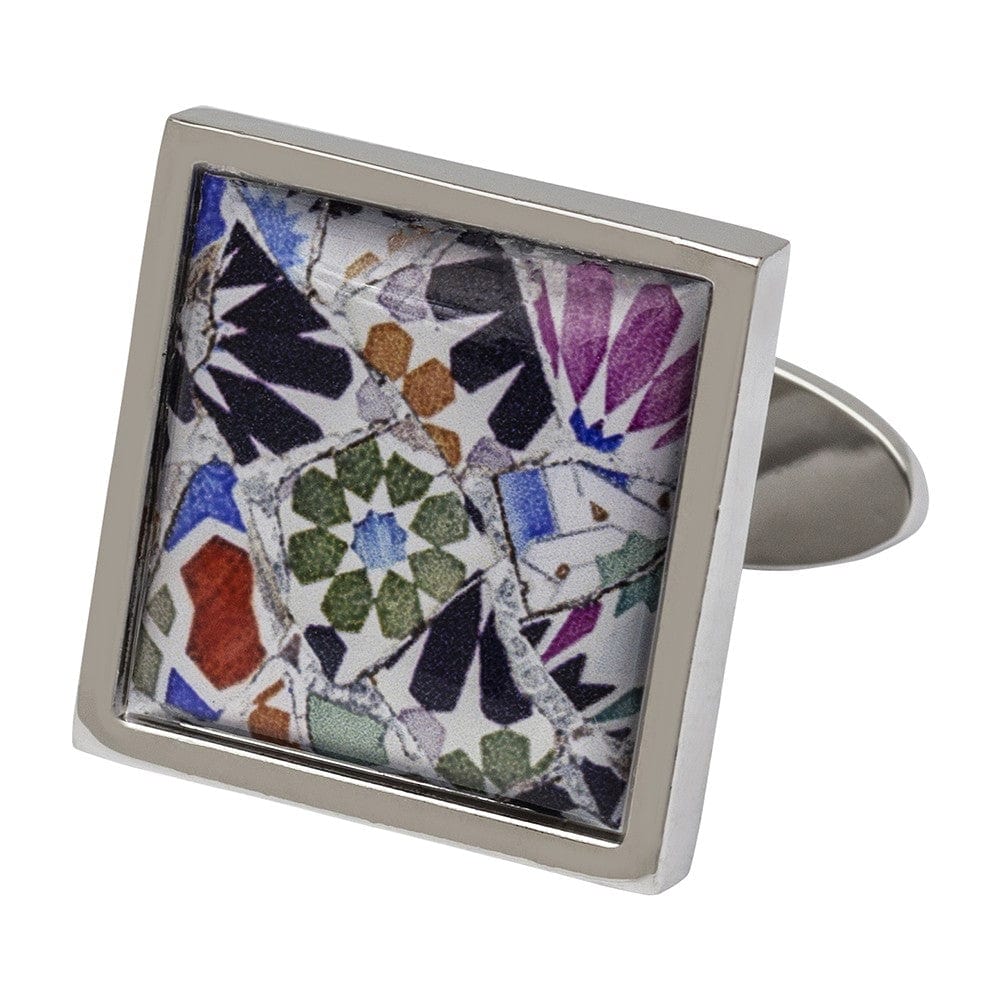 Sonia Spencer England Cufflinks Gaudi Mosaic Cufflinks