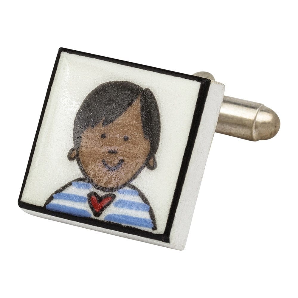 Sonia Spencer England Cufflinks I Love My Dad! Bone China Cufflinks