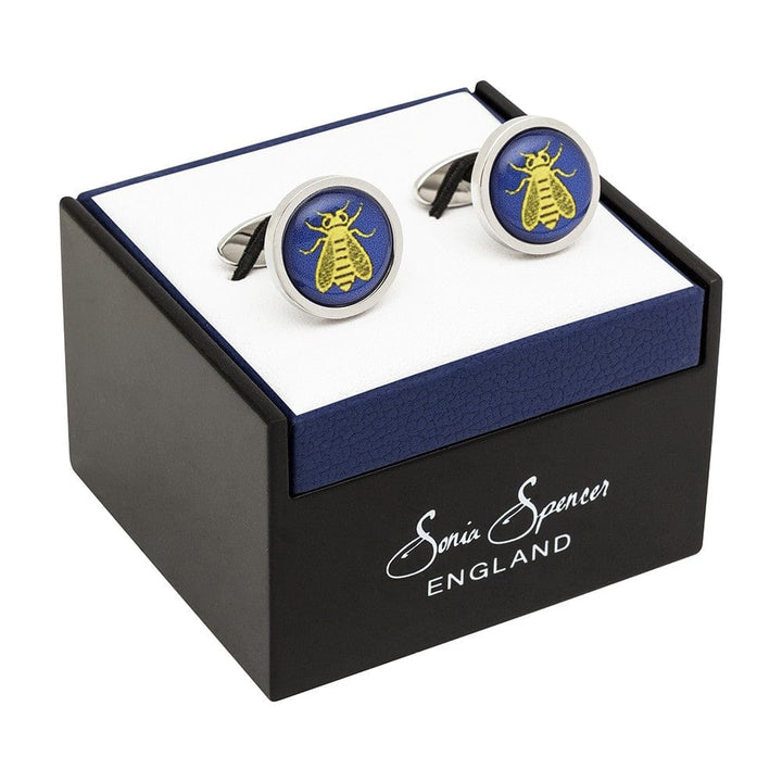 Sonia Spencer England Cufflinks Imperial Bee Art Cufflinks