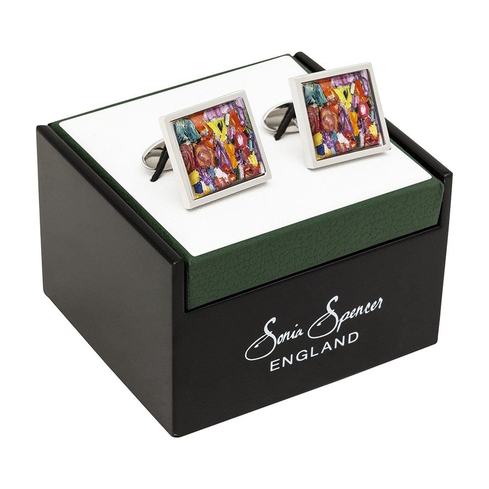 Sonia Spencer England Cufflinks Klimt Multicoloured Cufflinks