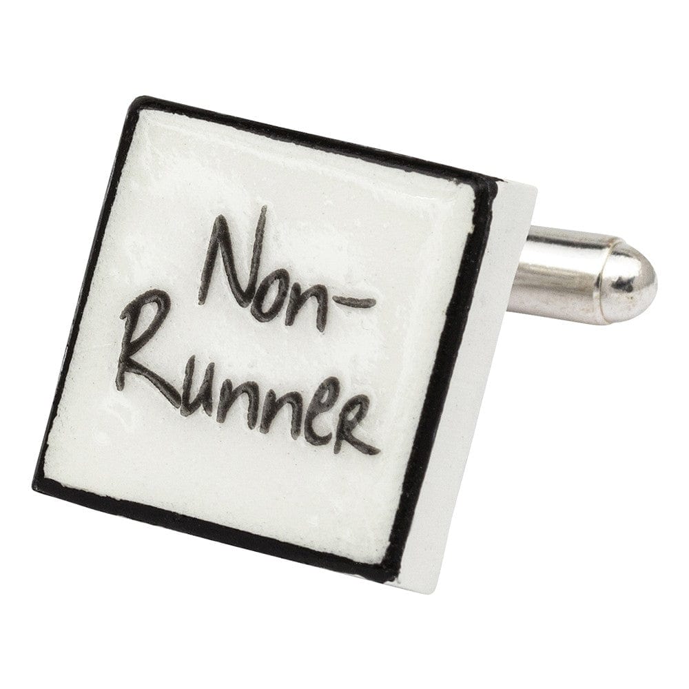 Sonia Spencer England Cufflinks "Non-Runner" Bone China Cufflinks