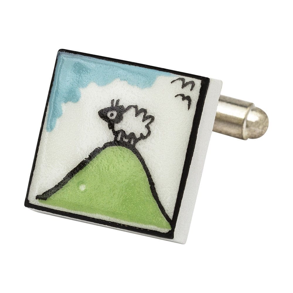 Sonia Spencer England Cufflinks Over The Hill Birthday Cufflinks