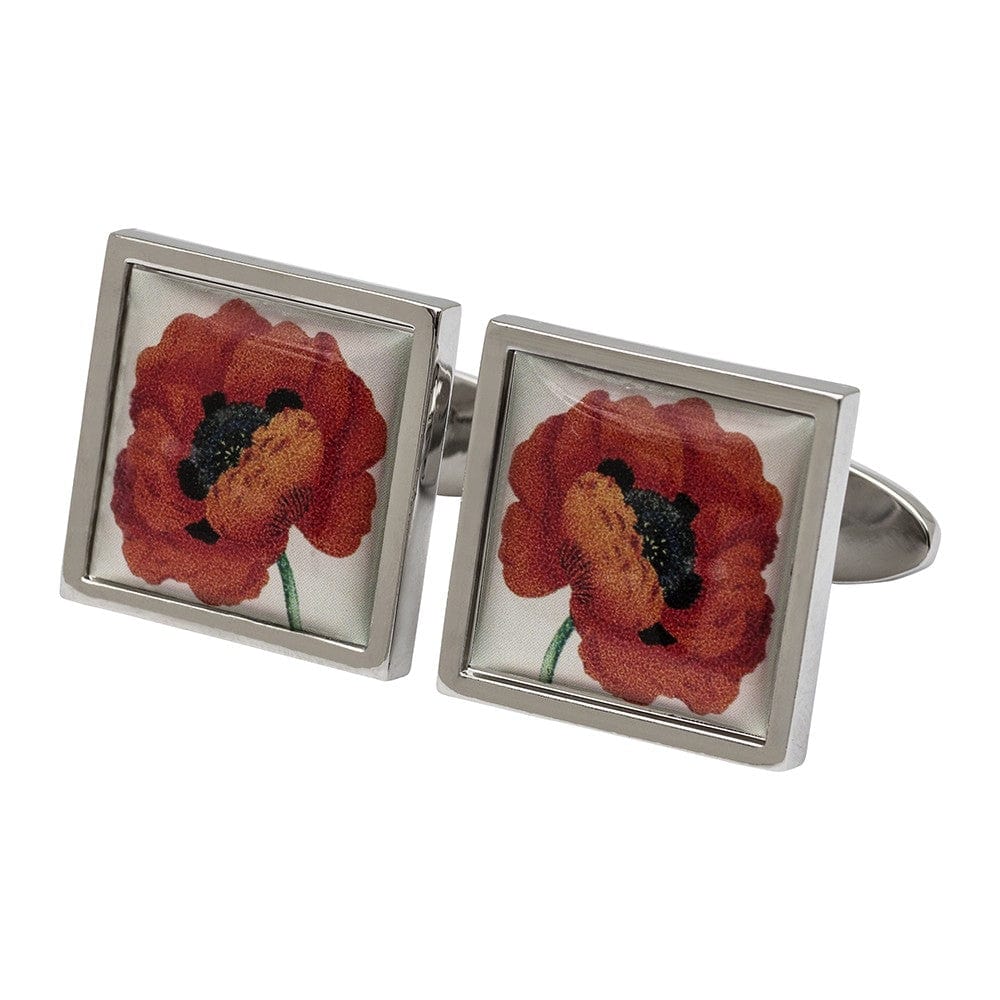 Sonia Spencer England Cufflinks Remembrance Poppy Cufflinks