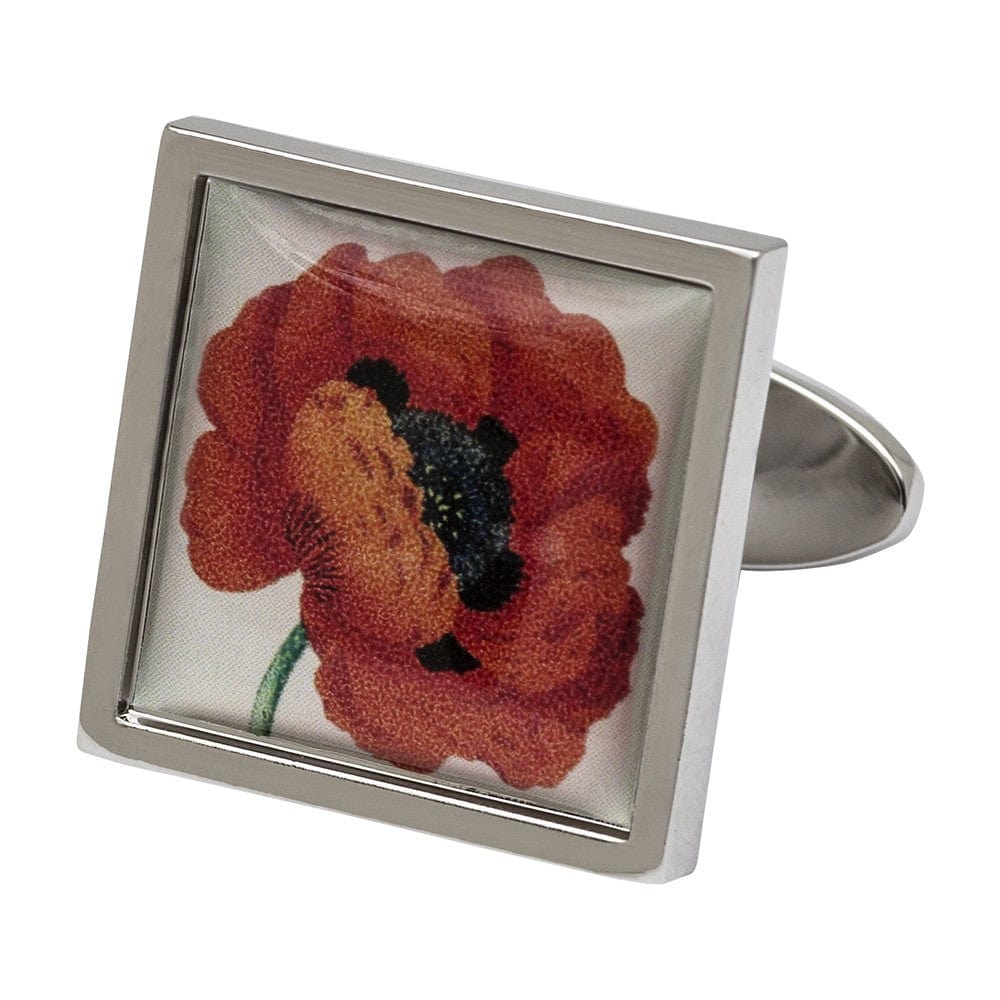 Sonia Spencer England Cufflinks Remembrance Poppy Cufflinks