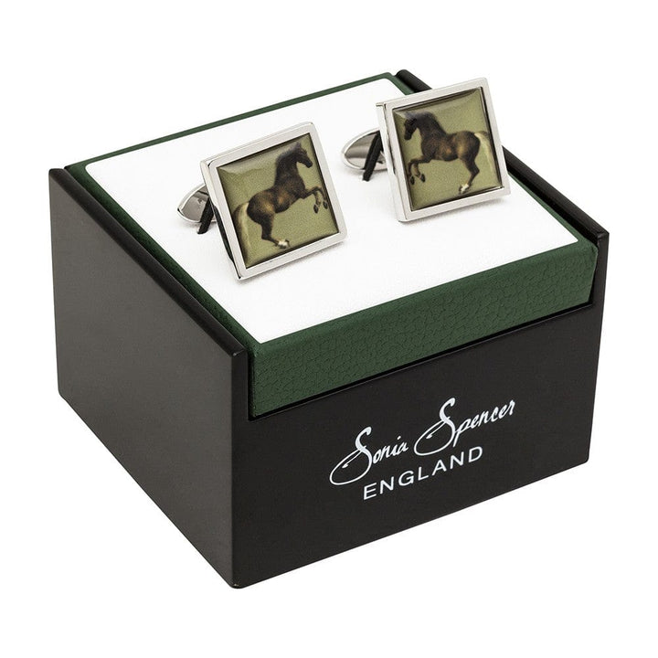 Sonia Spencer England Cufflinks Stubbs Whistlejacket Gallery Collection Cufflinks