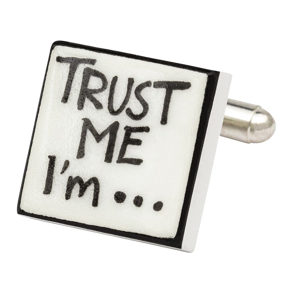 Sonia Spencer England Cufflinks Trust Me I'm Irish Cufflinks