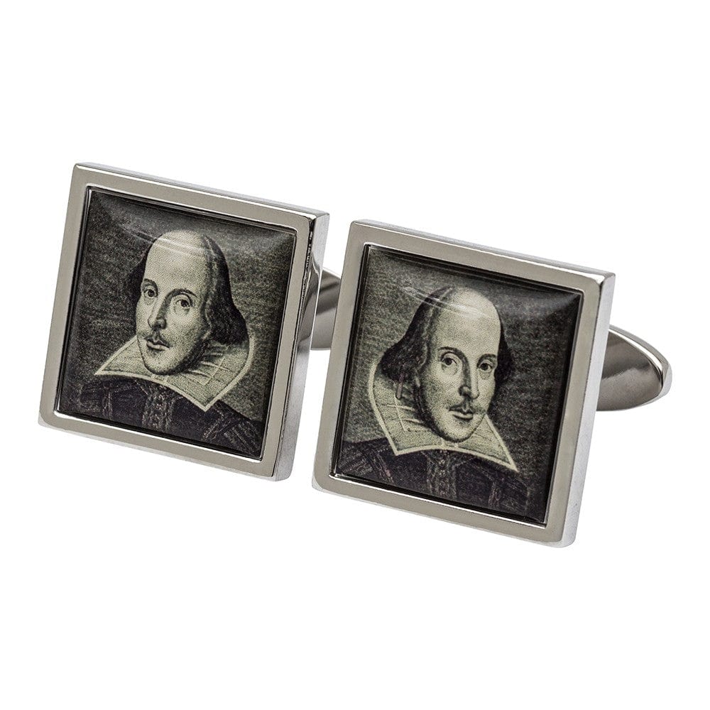 Sonia Spencer England Cufflinks William Shakespeare Portrait Cufflinks