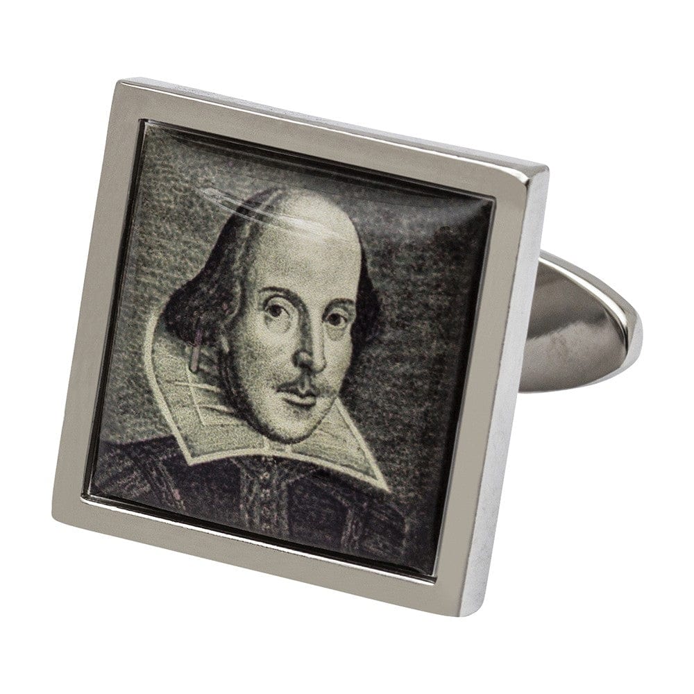 Sonia Spencer England Cufflinks William Shakespeare Portrait Cufflinks