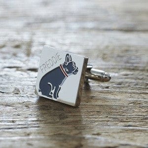 Sweet William Designs Cufflinks French Bulldog Cufflinks