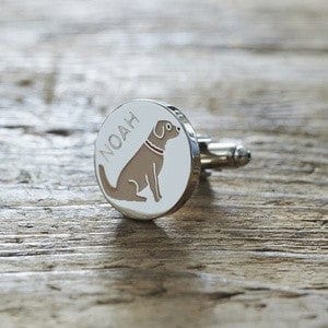 Sweet William Designs Cufflinks Golden Retriever Dog Cufflinks