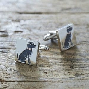 Sweet William Designs Cufflinks Staffie Dog Cufflinks