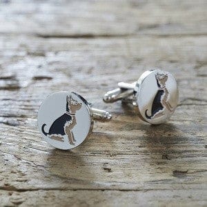 Sweet William Designs Cufflinks Yorkshire Terrier Dog Cufflinks